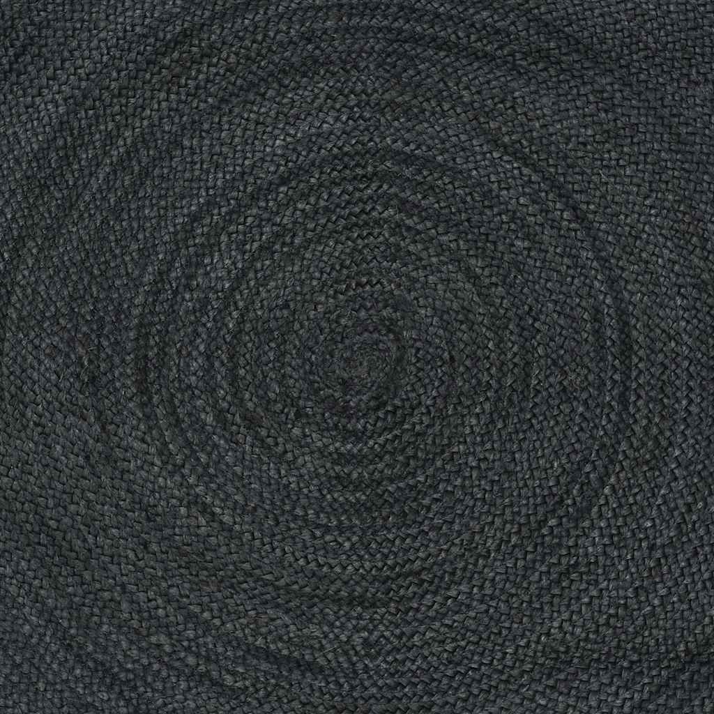 Covor Gri închis 120 x 120 cm Iută GartenMobel Dekor