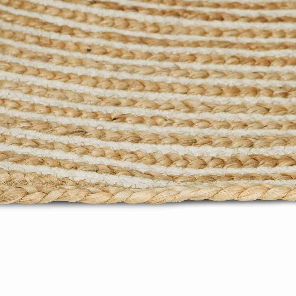 Covor Natural și Alb 80 x 200 cm Iută GartenMobel Dekor