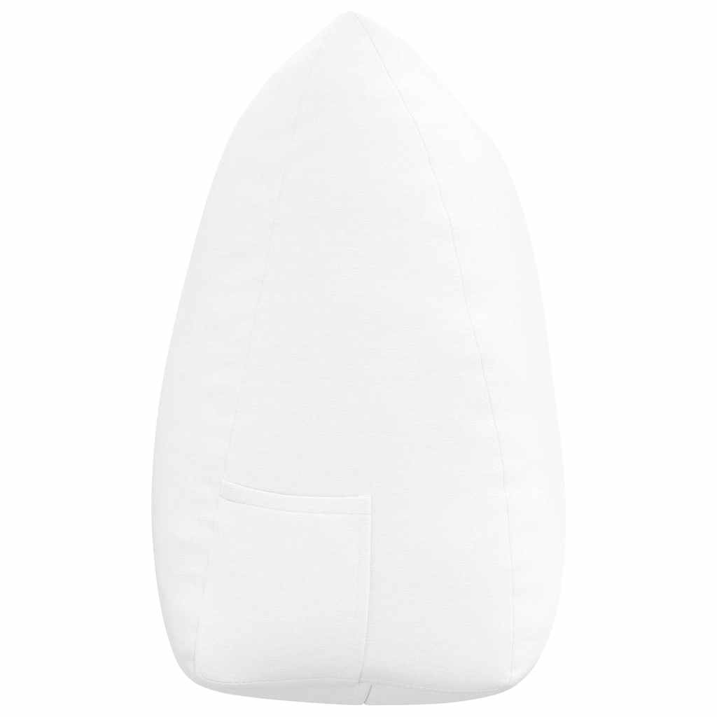 Perna pentru spate Alb 140 x 24 x 50 cm țesătură GartenMobel Dekor