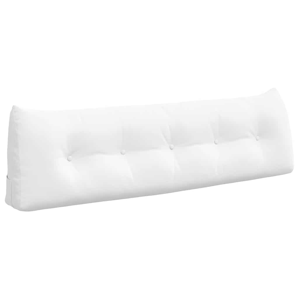 Perna pentru spate Alb 160 x 24 x 50 cm țesătură GartenMobel Dekor