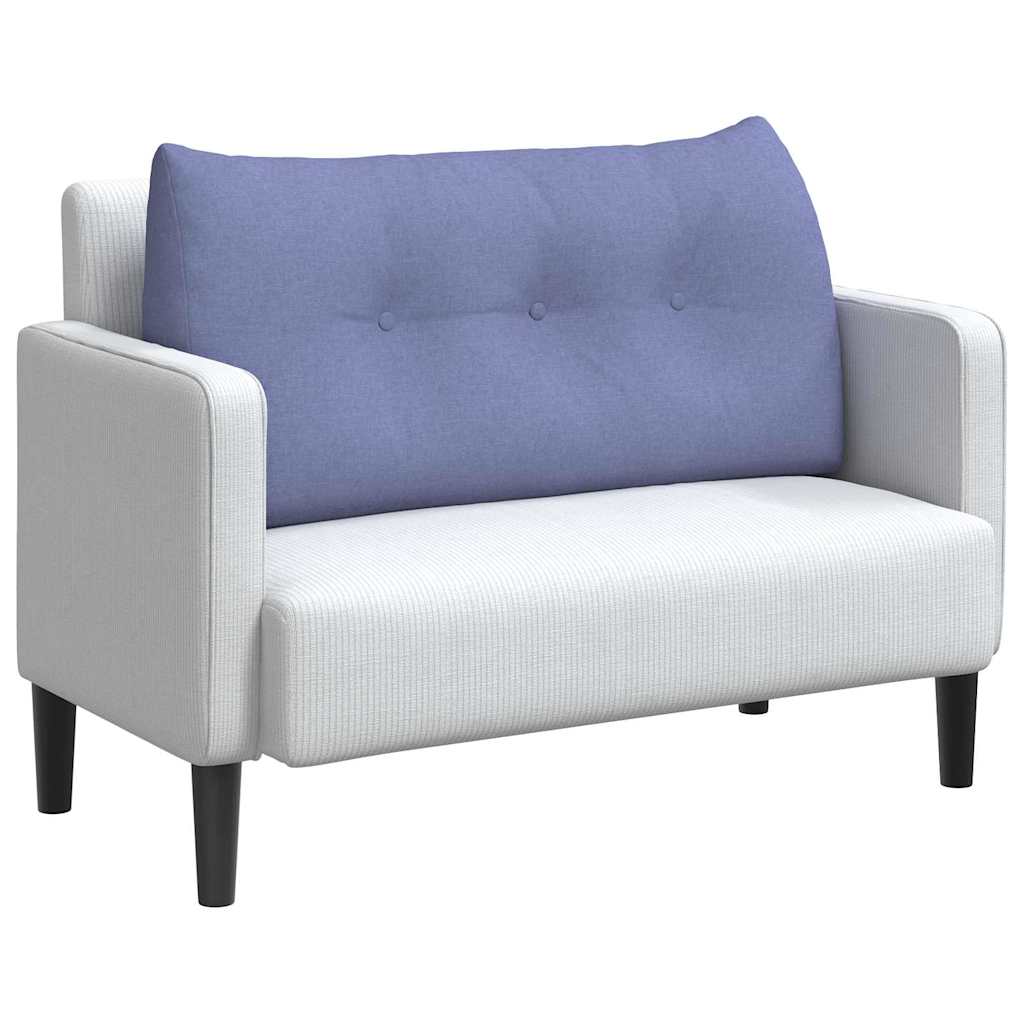 Perna pentru spate Albastru Jeans 100 x 24 x 50 cm țesătură GartenMobel Dekor