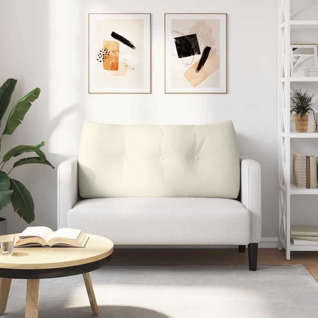 Perna pentru spate Crem 100 x 24 x 50 cm Catifea GartenMobel Dekor