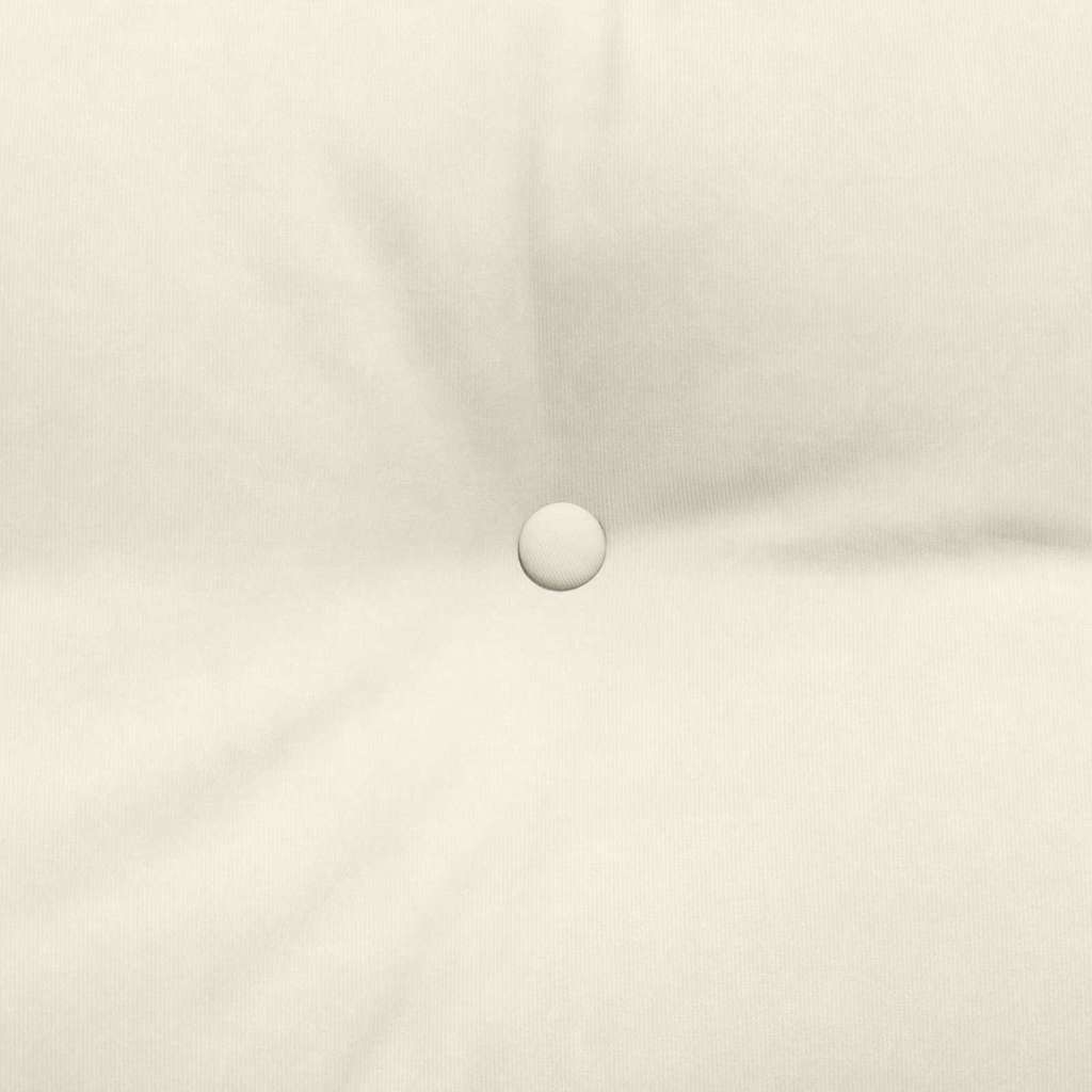 Perna pentru spate Crem 100 x 24 x 50 cm Catifea GartenMobel Dekor