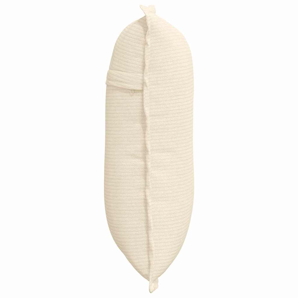 Perna pentru spate Crem 50 x 45 cm Țesătură din corduroy GartenMobel Dekor