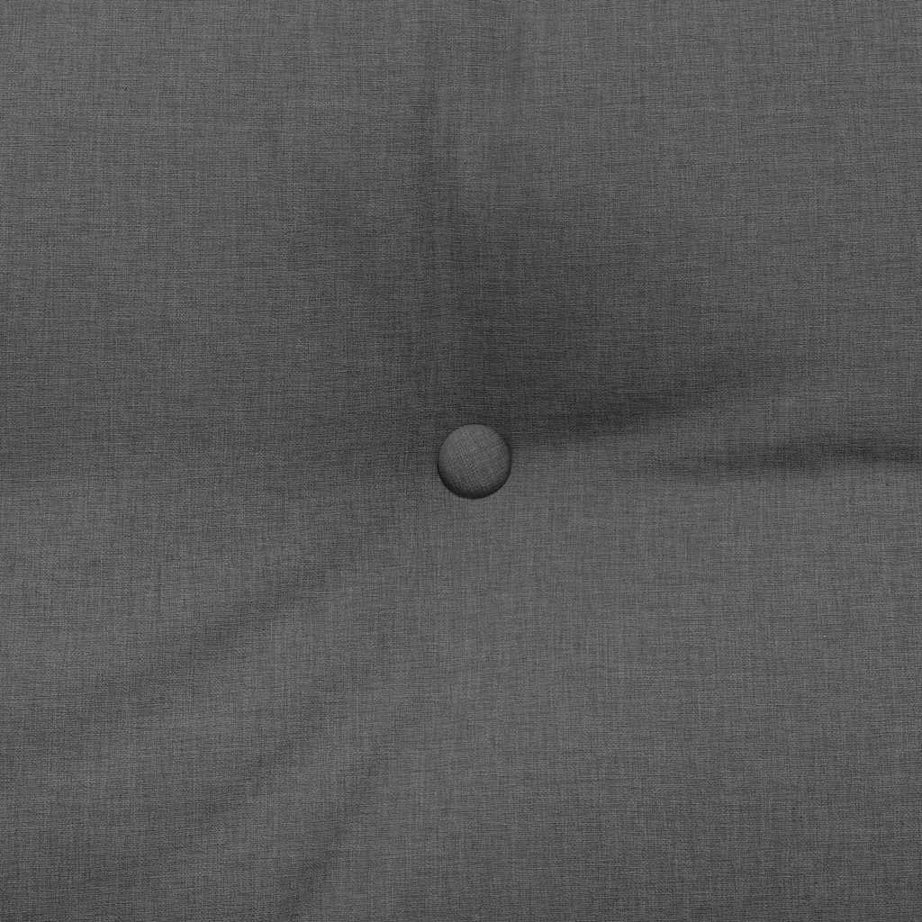 Perna pentru spate Gri închis 120 x 24 x 50 cm țesătură GartenMobel Dekor