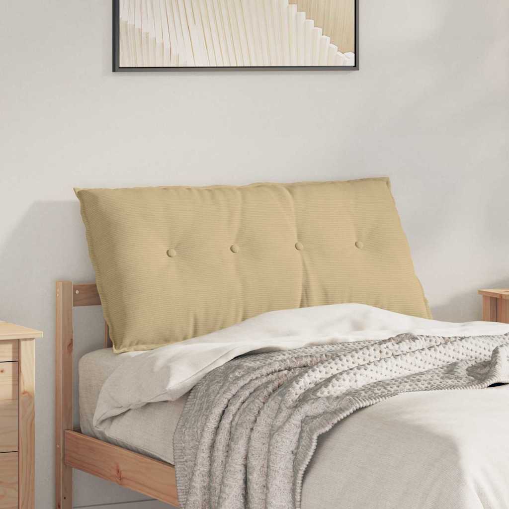 Perna pentru spate Gri Verde 100 x 50 cm Țesătură din corduroy GartenMobel Dekor