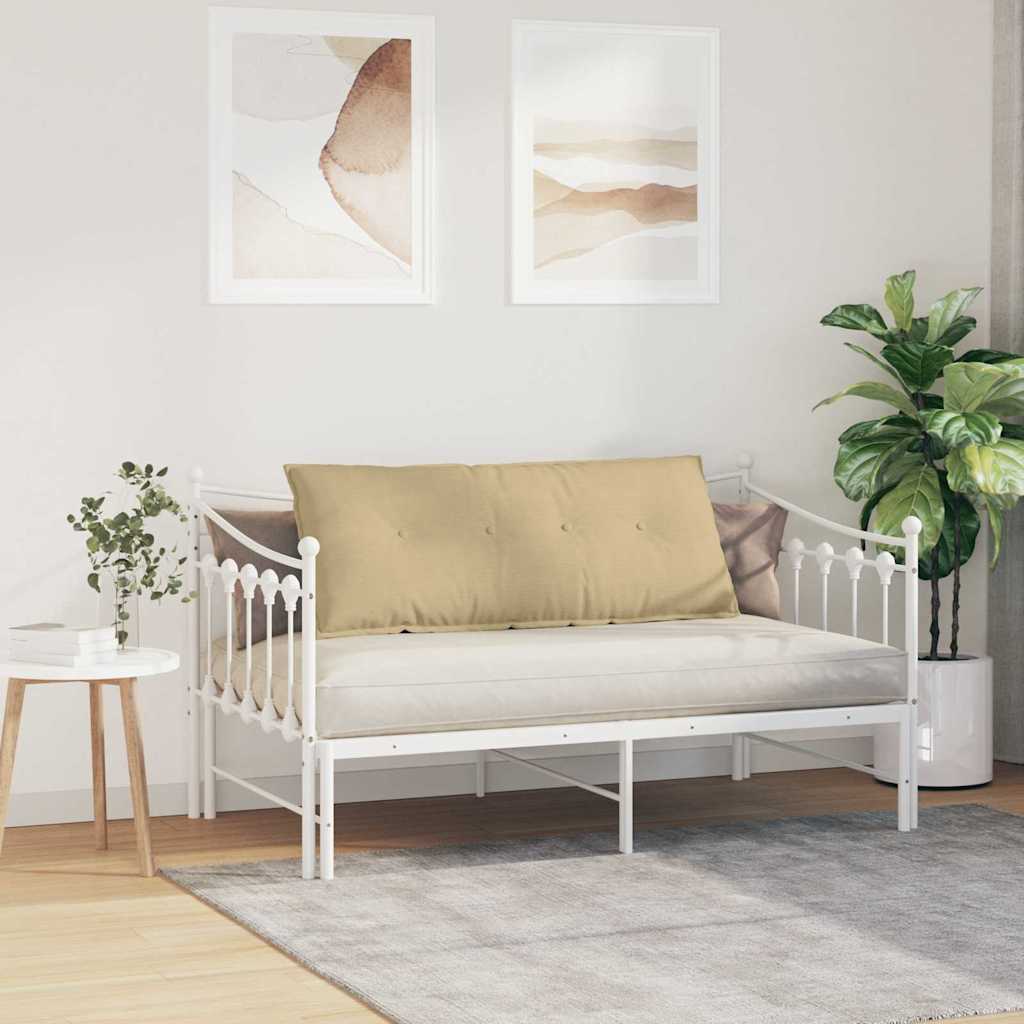 Perna pentru spate Gri Verde 120 x 50 cm Țesătură din corduroy GartenMobel Dekor