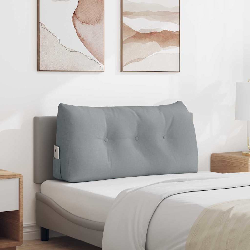 Perna pentru spate Gri deschis 100 x 24 x 50 cm țesătură GartenMobel Dekor