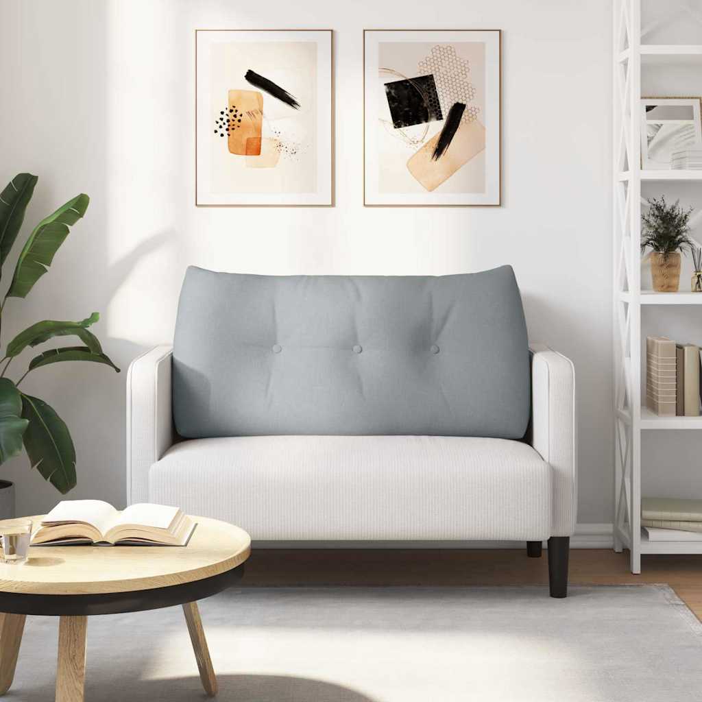 Perna pentru spate Gri deschis 100 x 24 x 50 cm țesătură GartenMobel Dekor