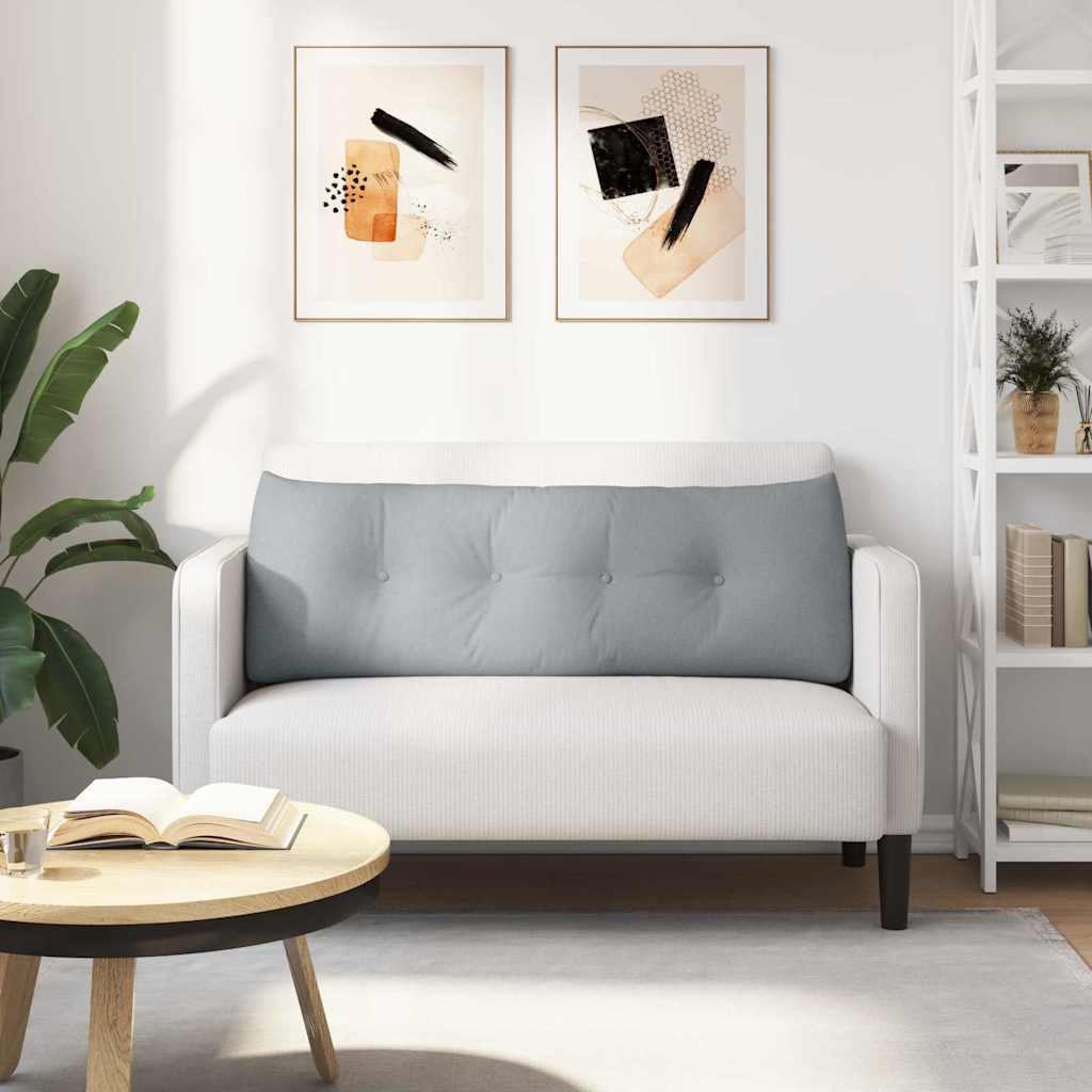 Perna pentru spate Gri deschis 140 x 24 x 50 cm țesătură GartenMobel Dekor