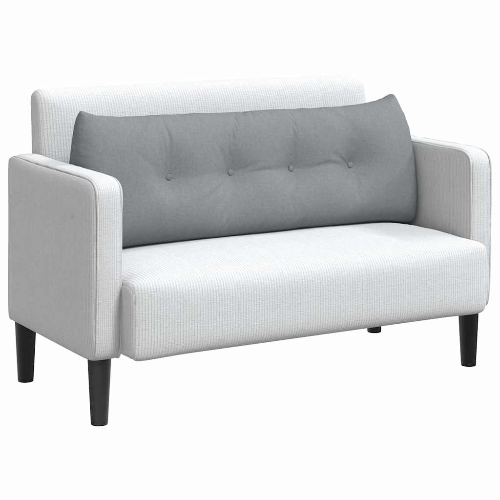 Perna pentru spate Gri deschis 140 x 24 x 50 cm țesătură GartenMobel Dekor