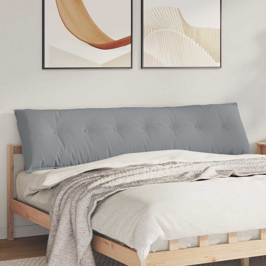 Perna pentru spate Gri deschis 200 x 19 x 50 cm țesătură GartenMobel Dekor