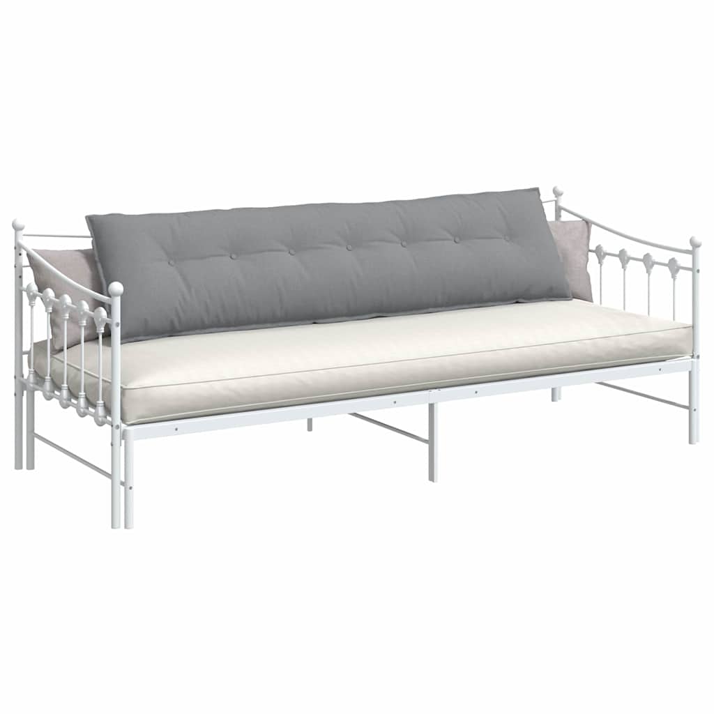 Perna pentru spate Gri deschis 200 x 19 x 50 cm țesătură GartenMobel Dekor