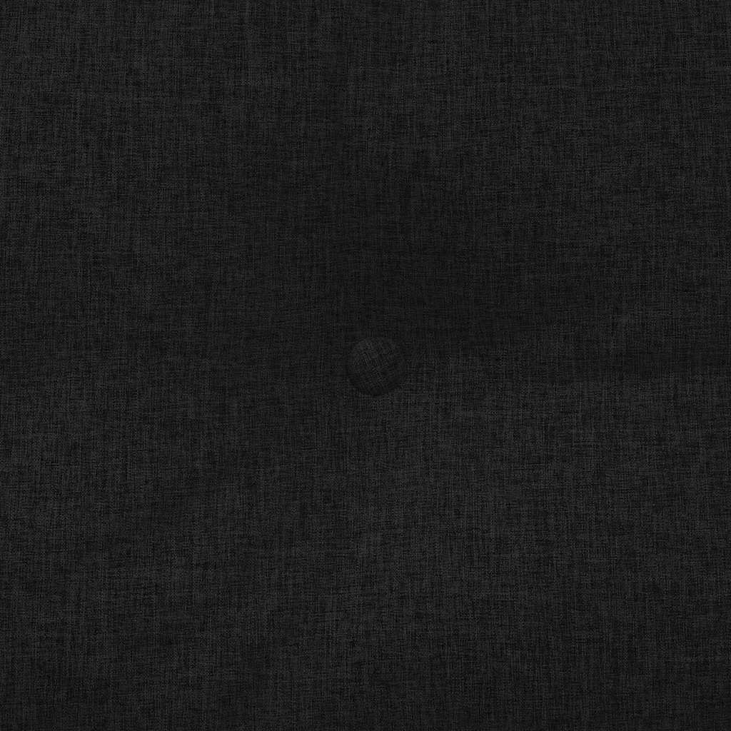 Perna pentru spate Negru 200 x 24 x 50 cm țesătură GartenMobel Dekor