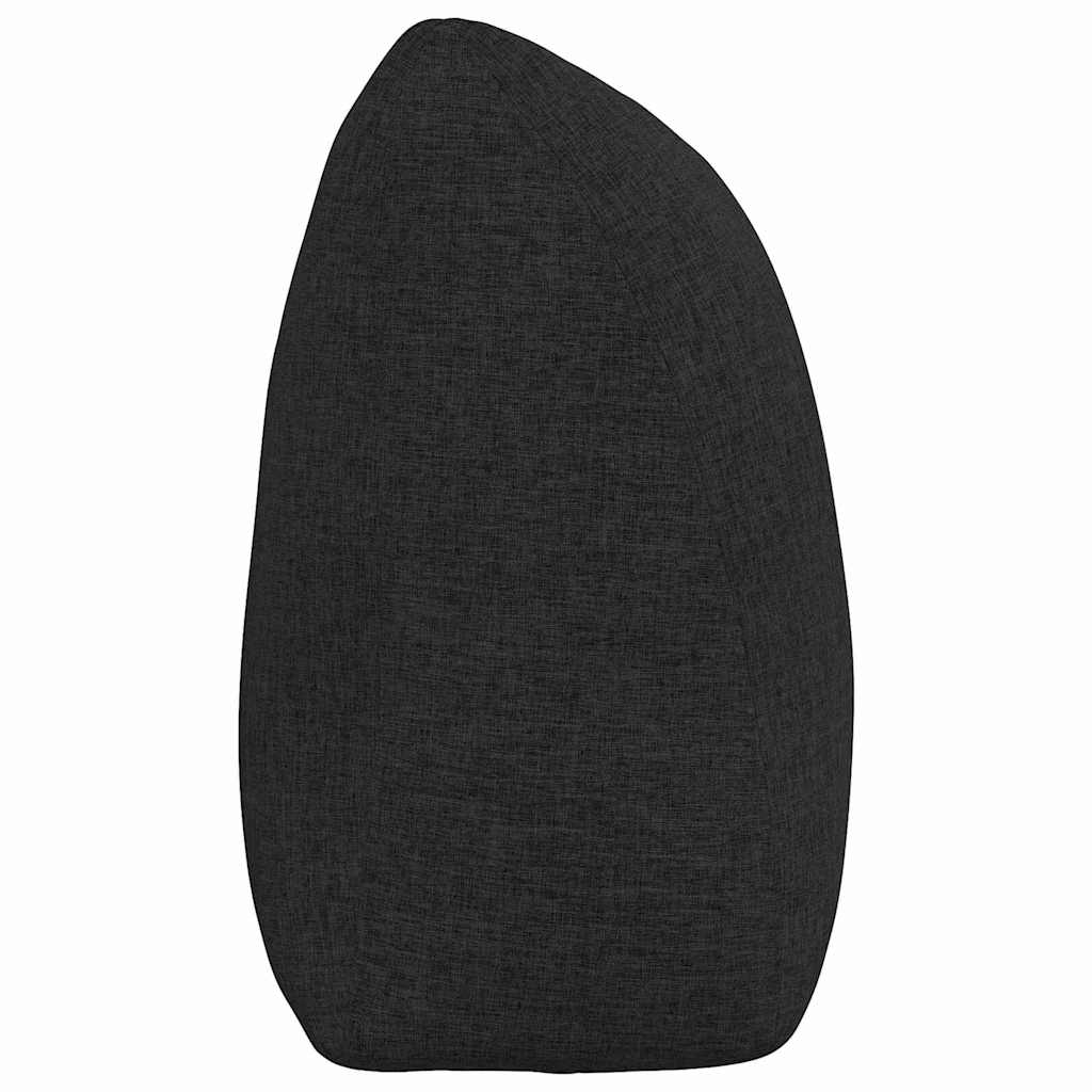 Perna pentru spate Negru 200 x 24 x 50 cm țesătură GartenMobel Dekor