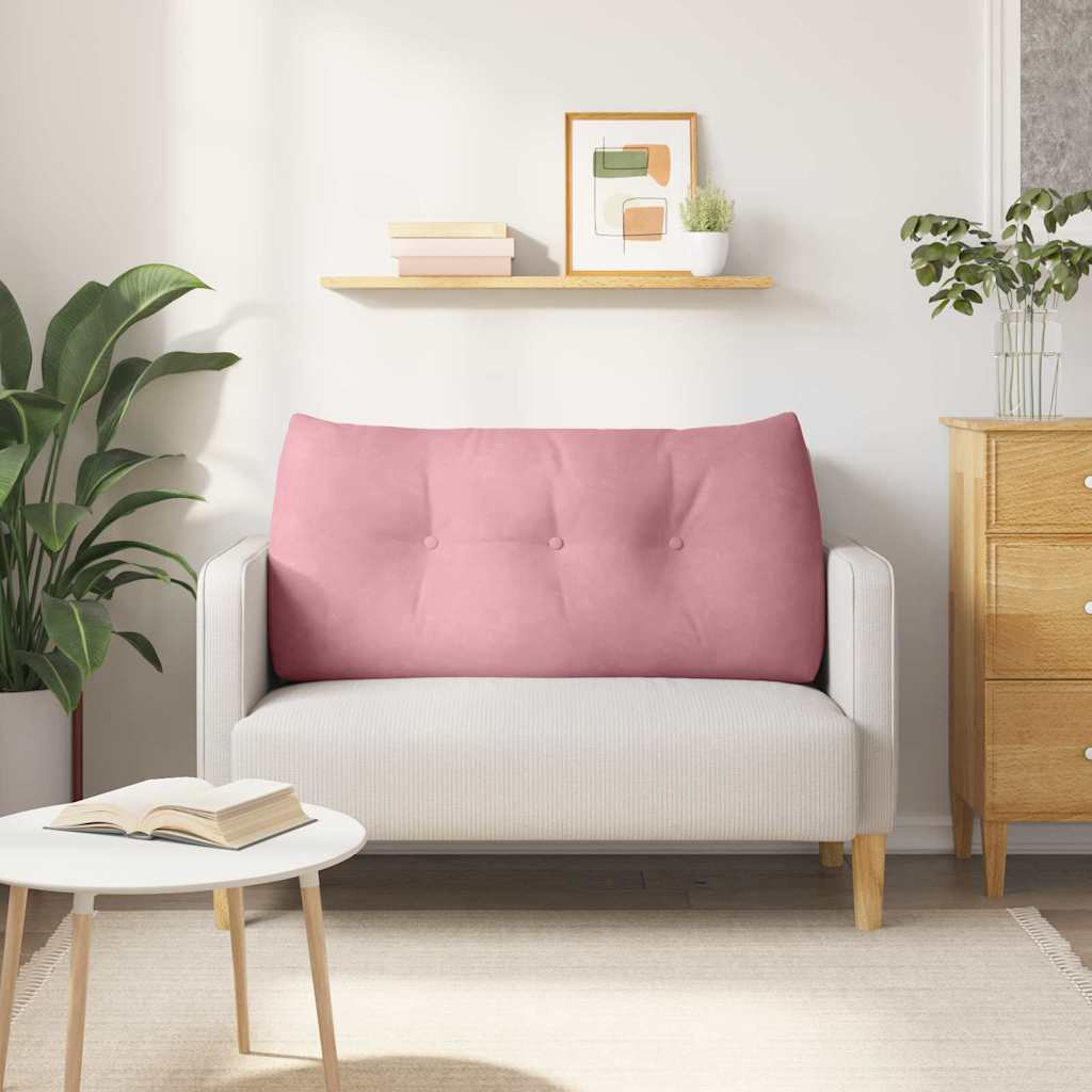 Perna pentru spate Roz 120 x 24 x 50 cm Catifea GartenMobel Dekor