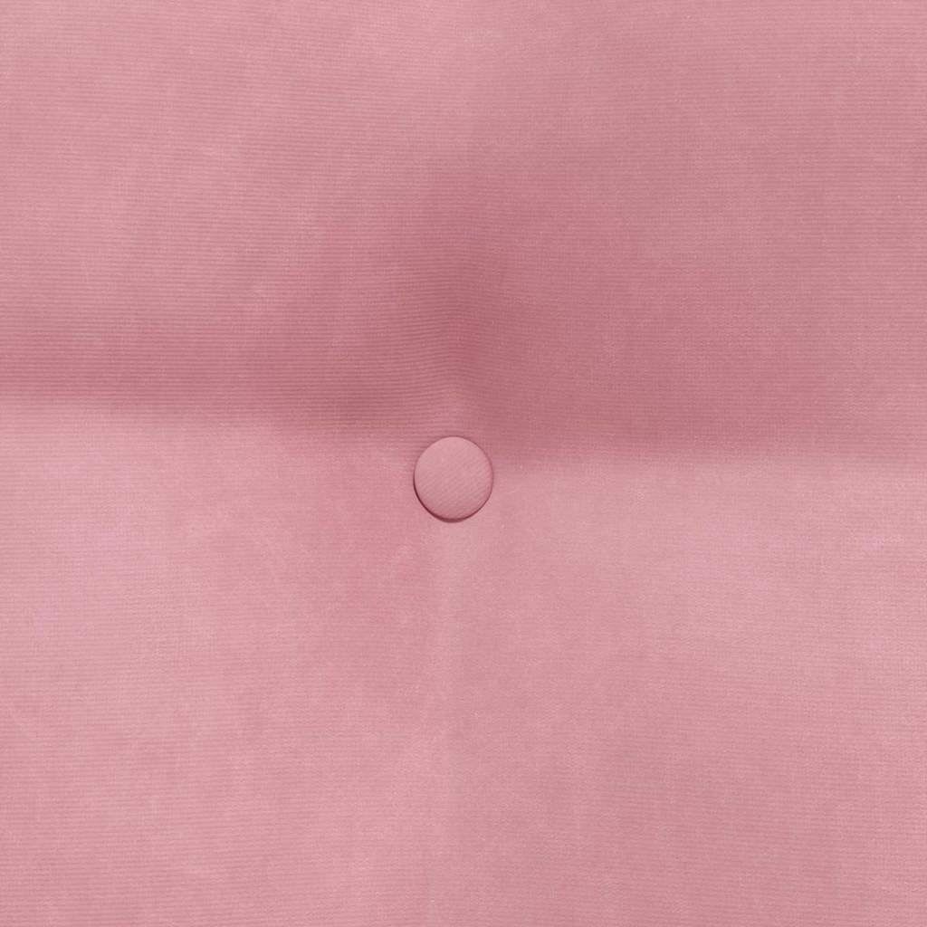 Perna pentru spate Roz 60 x 24 x 50 cm Catifea GartenMobel Dekor