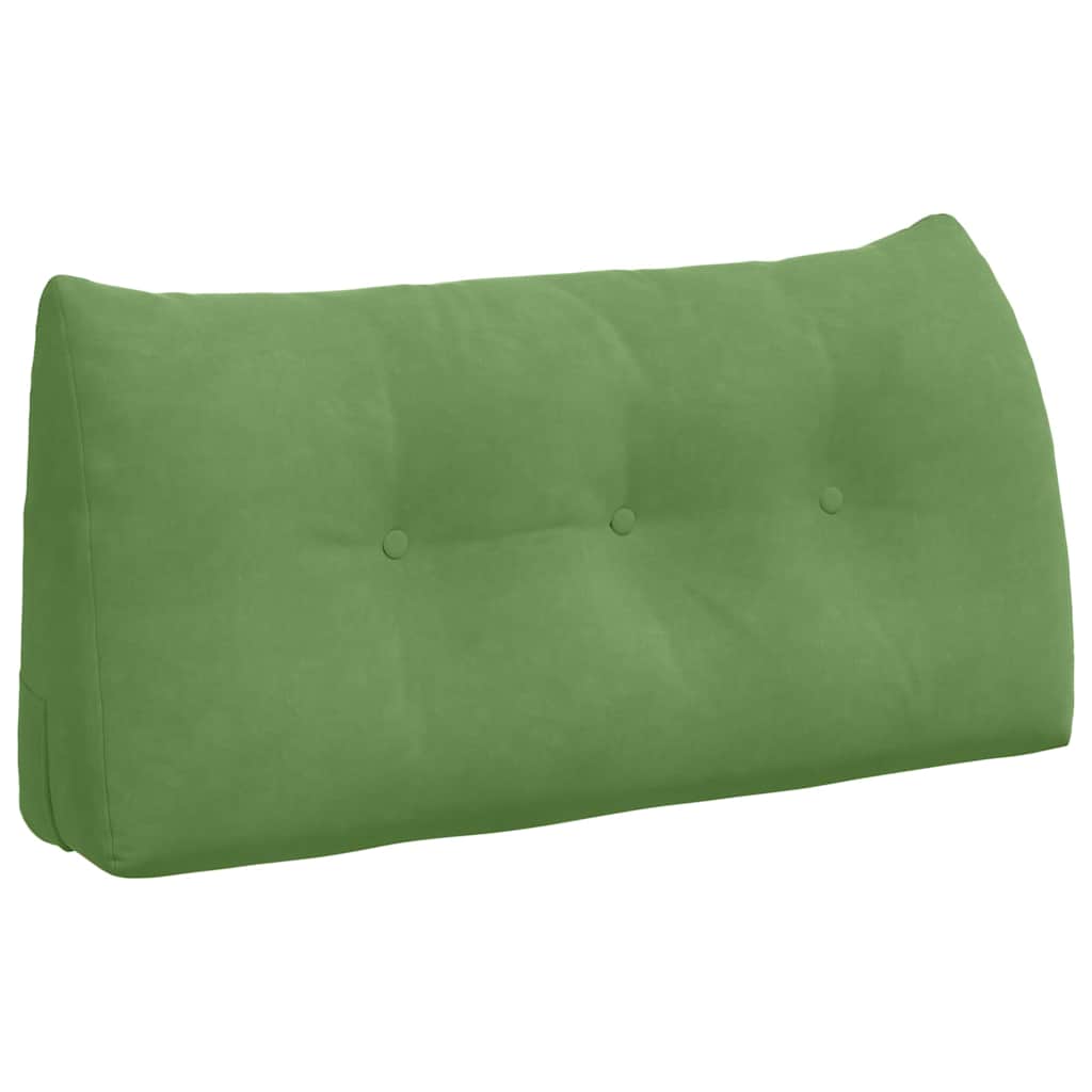 Perna pentru spate Verde deschis 100 x 24 x 50 cm Catifea GartenMobel Dekor