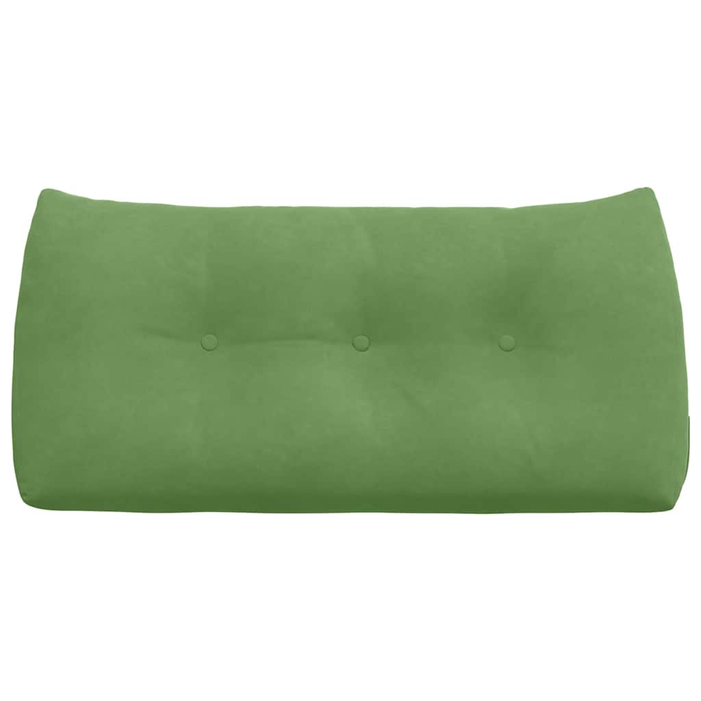 Perna pentru spate Verde deschis 100 x 24 x 50 cm Catifea GartenMobel Dekor