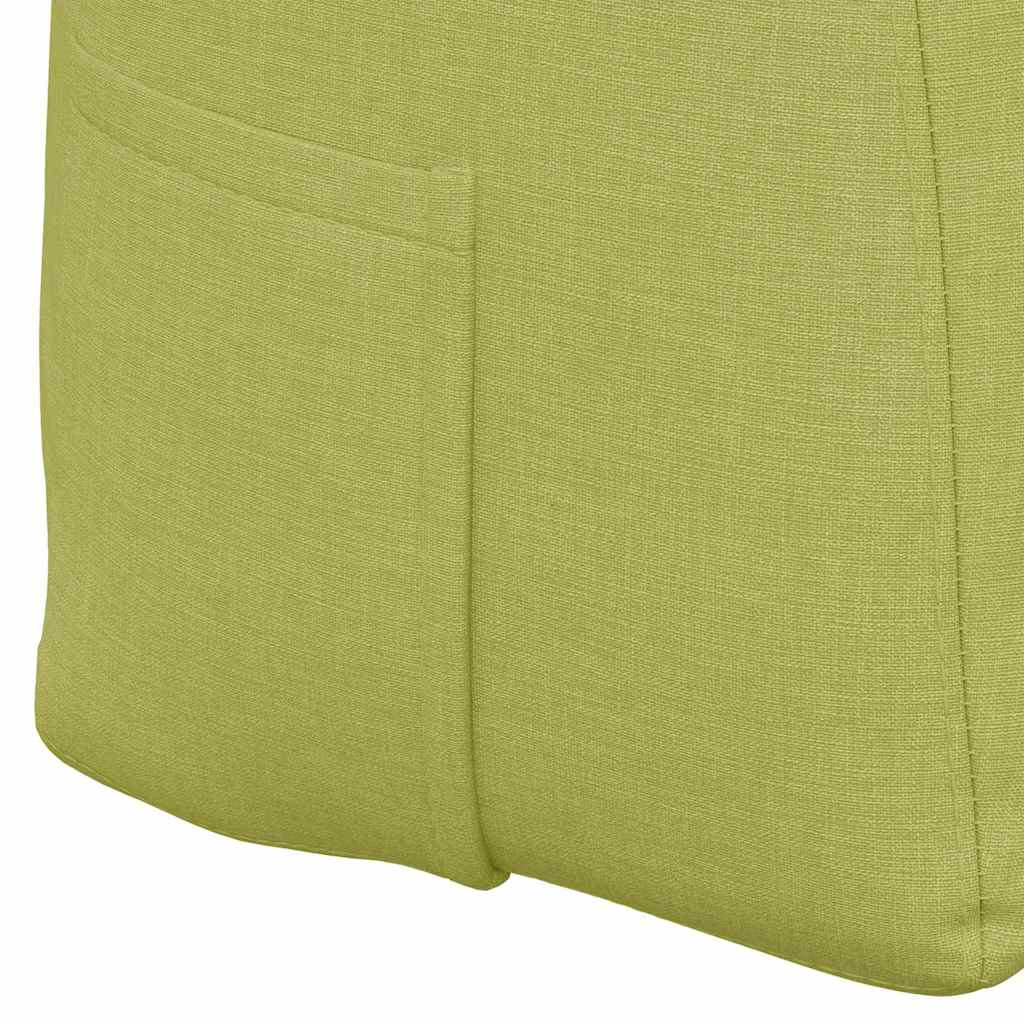 Perna pentru spate Verde deschis 200 x 24 x 50 cm țesătură GartenMobel Dekor