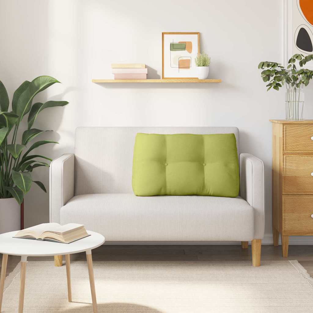 Perna pentru spate Verde deschis 80 x 24 x 50 cm țesătură GartenMobel Dekor