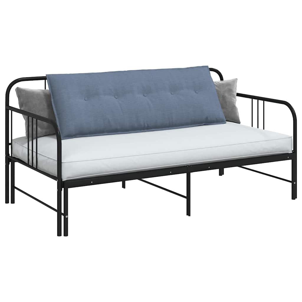 Perna pentru spate albastru 140 x 50 cm Țesătură din corduroy GartenMobel Dekor