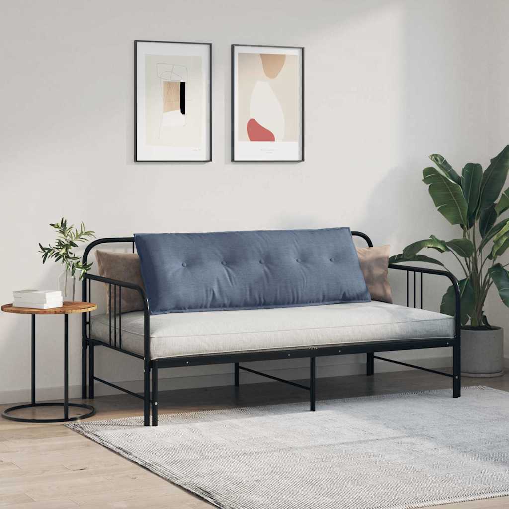 Perna pentru spate albastru 140 x 50 cm Țesătură din corduroy GartenMobel Dekor