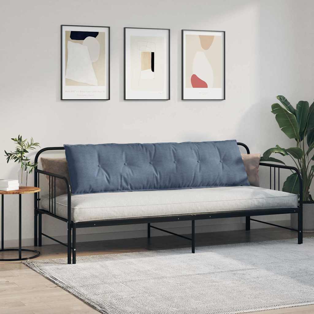 Perna pentru spate albastru 180 x 50 cm Țesătură din corduroy GartenMobel Dekor