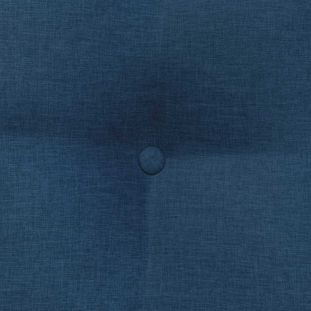 Perna pentru spate albastru 80 x 24 x 50 cm țesătură GartenMobel Dekor