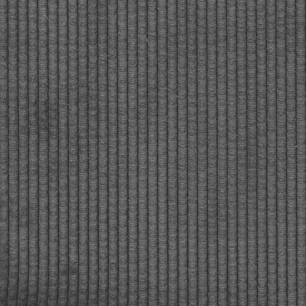 Perna pentru spate Gri închis 200 x 50 cm Țesătură din corduroy GartenMobel Dekor
