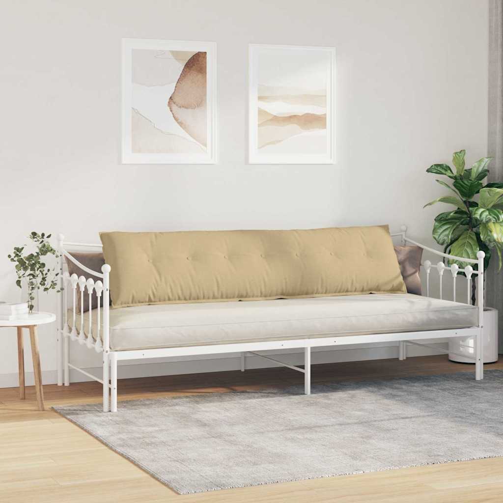 Perna pentru spate Gri Verde 200 x 50 cm Țesătură din corduroy GartenMobel Dekor