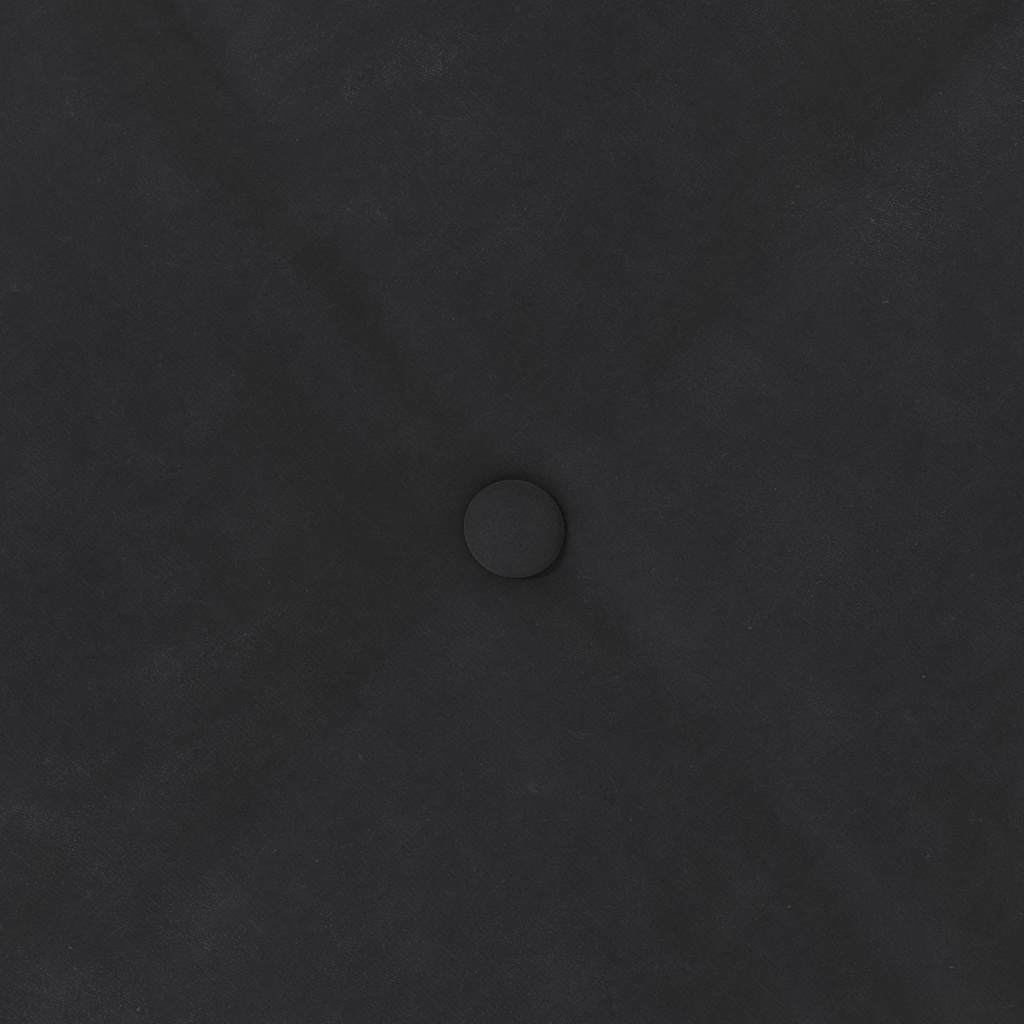 Perna pentru spate Negru 200 x 50 cm Țesătură din corduroy GartenMobel Dekor