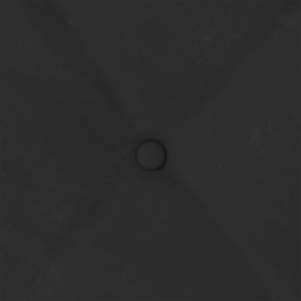 Perna pentru spate Negru 200 x 50 cm Țesătură din microfibră GartenMobel Dekor