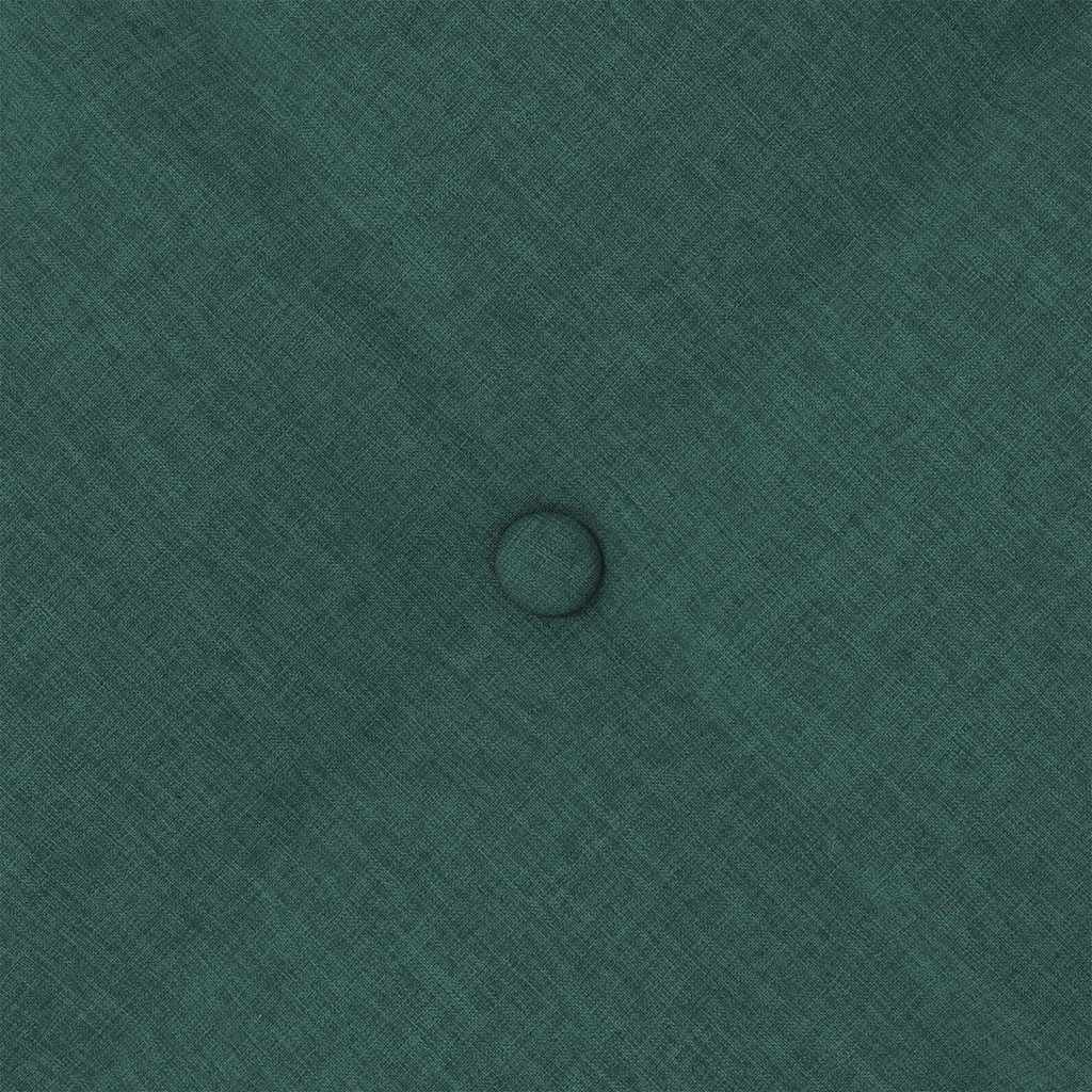 Perna pentru spate Verde închis 200 x 19 x 50 cm țesătură GartenMobel Dekor