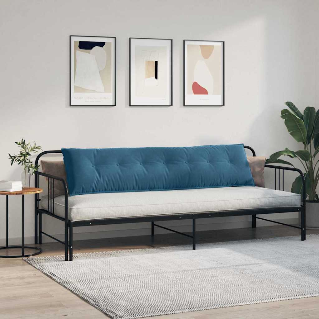 Perna pentru spate albastru 200 x 50 cm Țesătură din corduroy GartenMobel Dekor