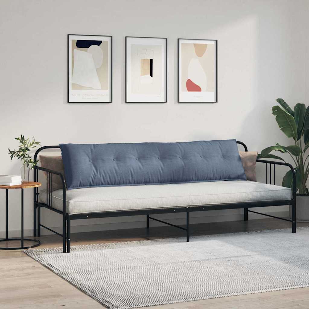 Perna pentru spate albastru 200 x 50 cm Țesătură din corduroy GartenMobel Dekor