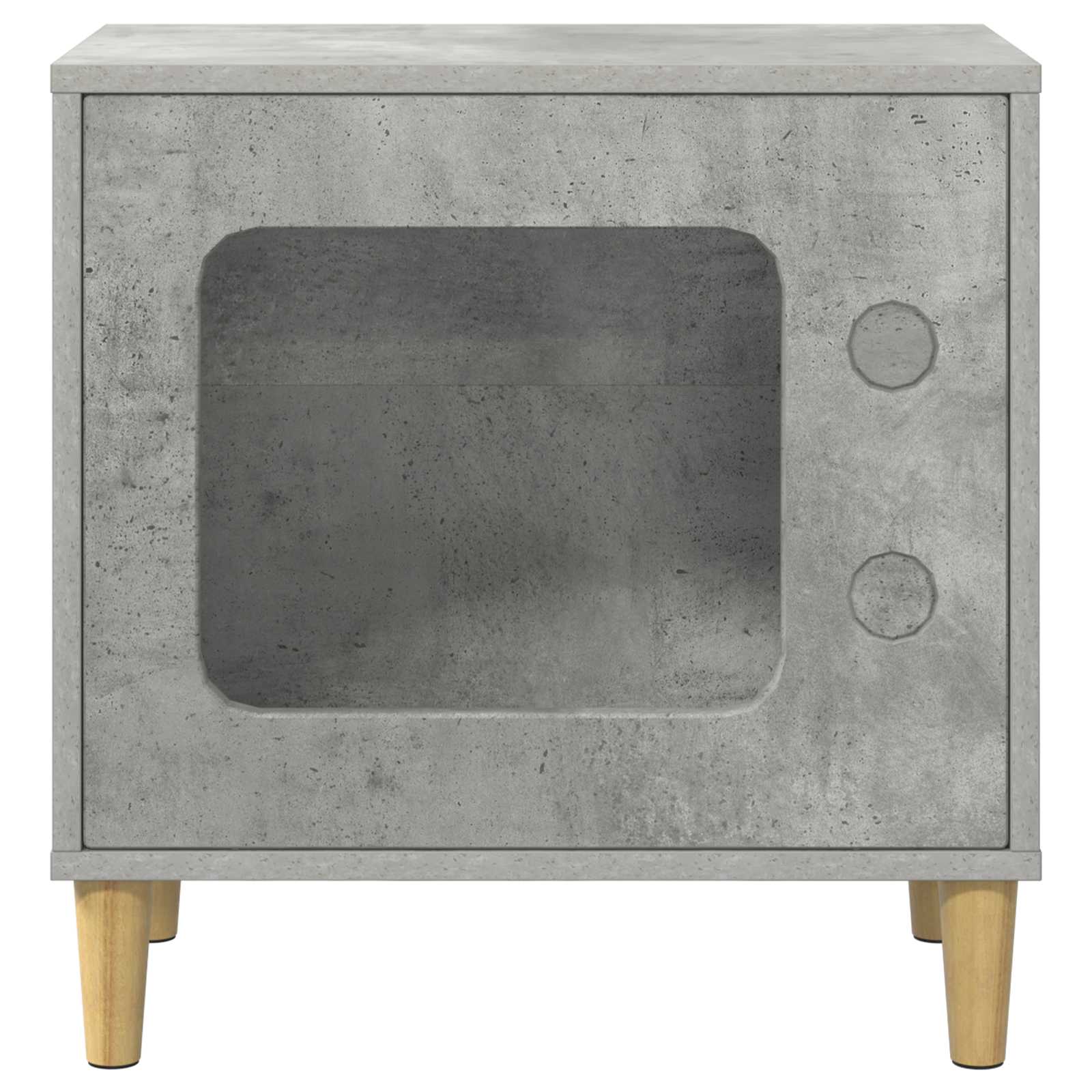 Casa pentru pisici Beton 51 x 30 x 52 cm Lemn compozit GartenMobel Dekor