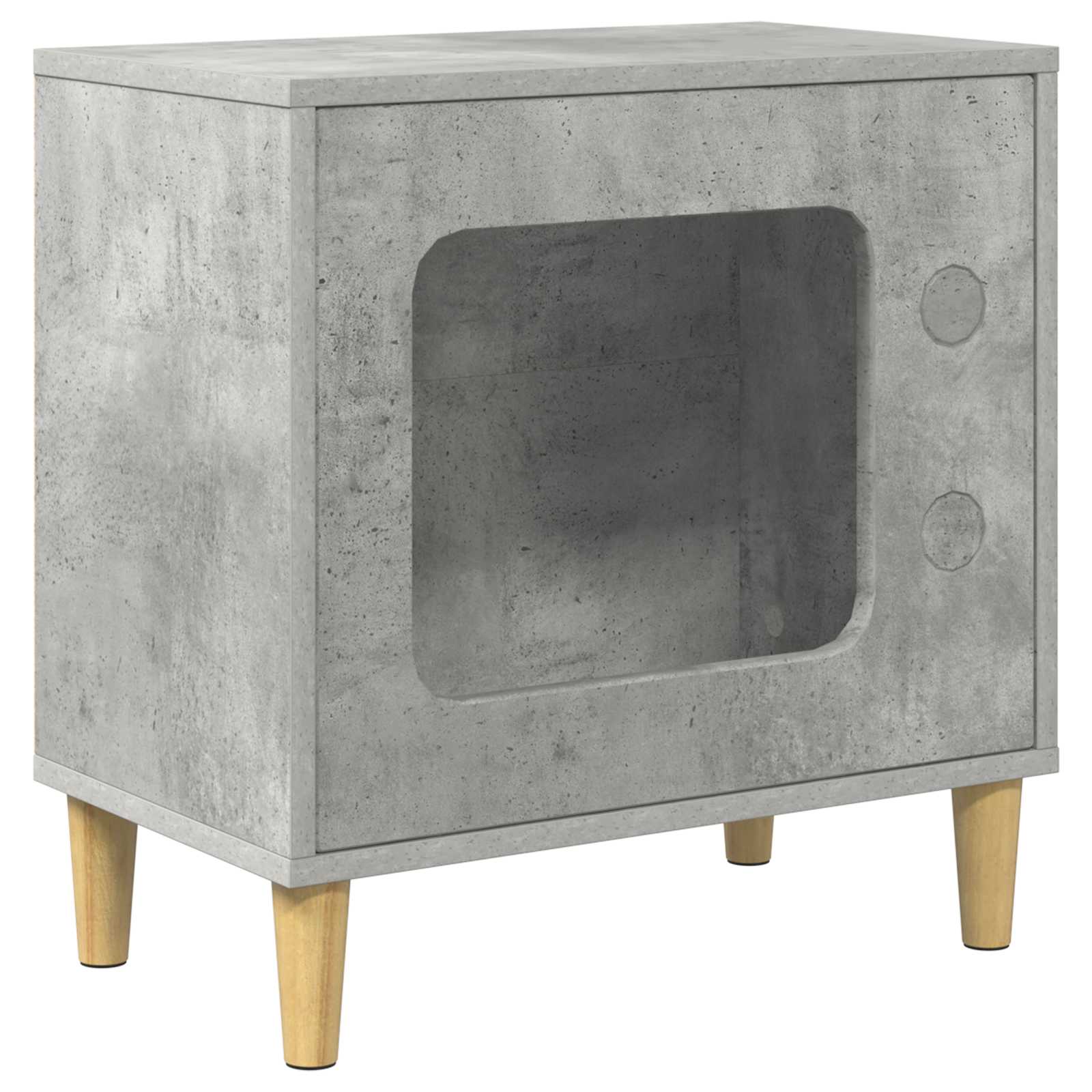 Casa pentru pisici Beton 51 x 30 x 52 cm Lemn compozit GartenMobel Dekor