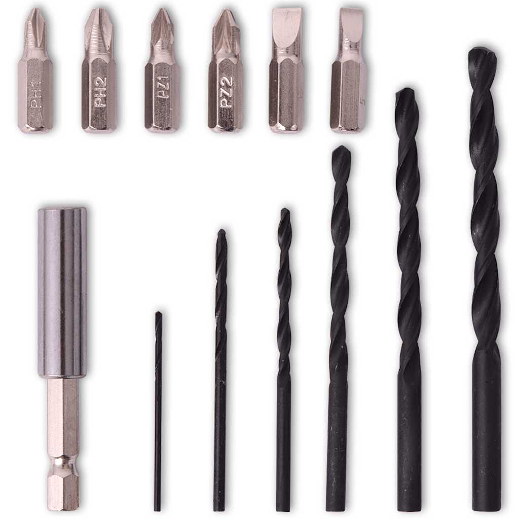 Kit bormașină fără fir, cu baterii Li-ion 18 V GartenMobel Dekor