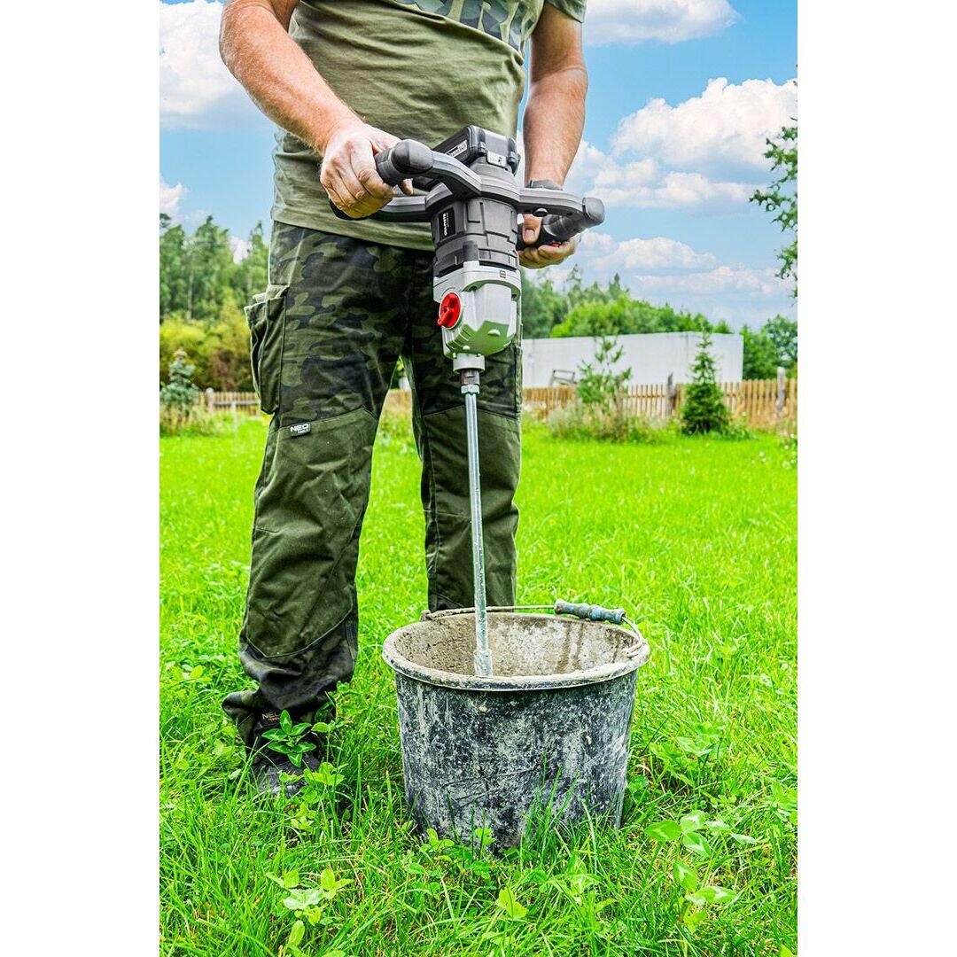 Mixer mortar cu filet, M14, 140 mm, Graphite GartenVIP DiyLine