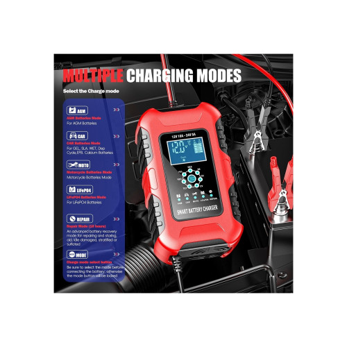 Redresor auto inteligent pentru baterii 12V 10A si 24V 5A Cod: Z3835RDEU Automotive TrustedCars