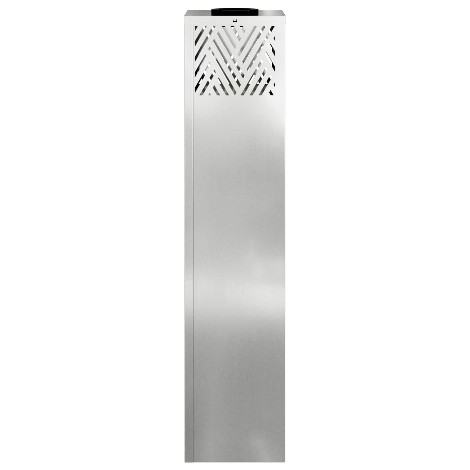 Lumină LED Solară pentru Alei 2 pcs Galvanizat Galvanizat GartenMobel Dekor