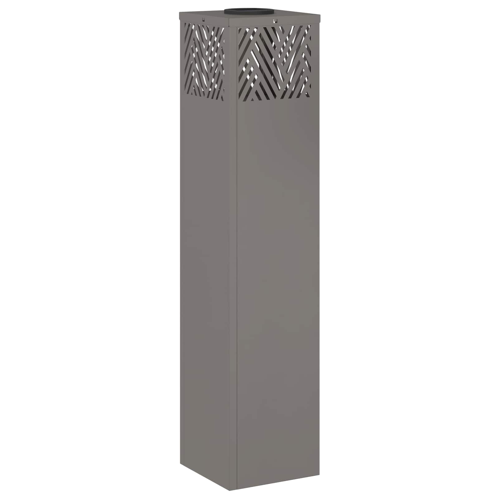 Lumină LED Solară pentru Alei 2 pcs Oțel Corten Oțel Corten GartenMobel Dekor