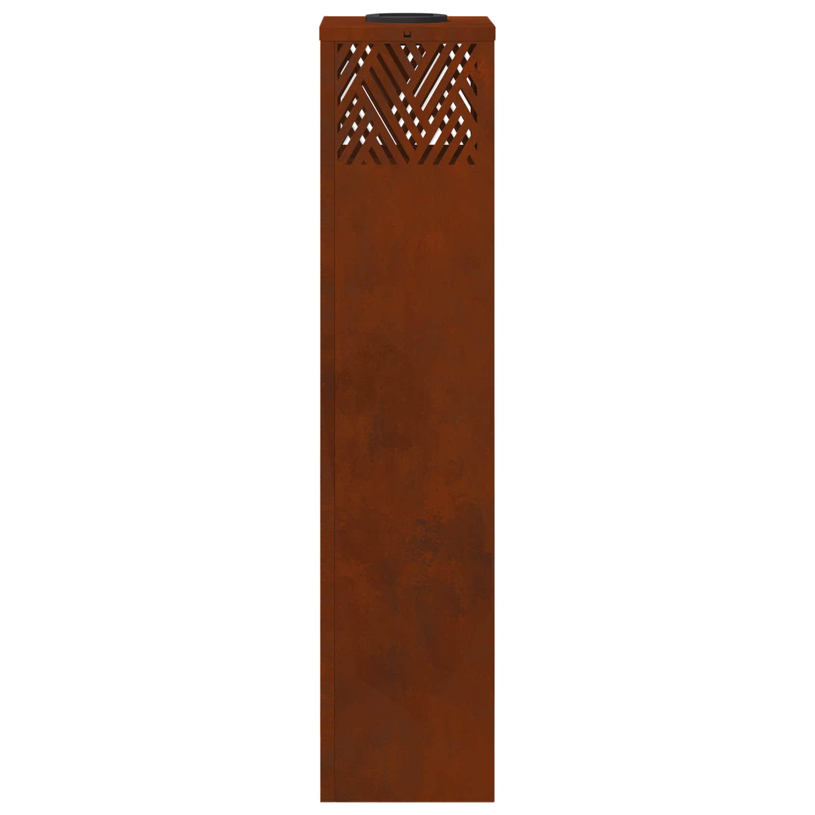 Lumină LED Solară pentru Alei 2 pcs Oțel Corten Oțel Corten GartenMobel Dekor