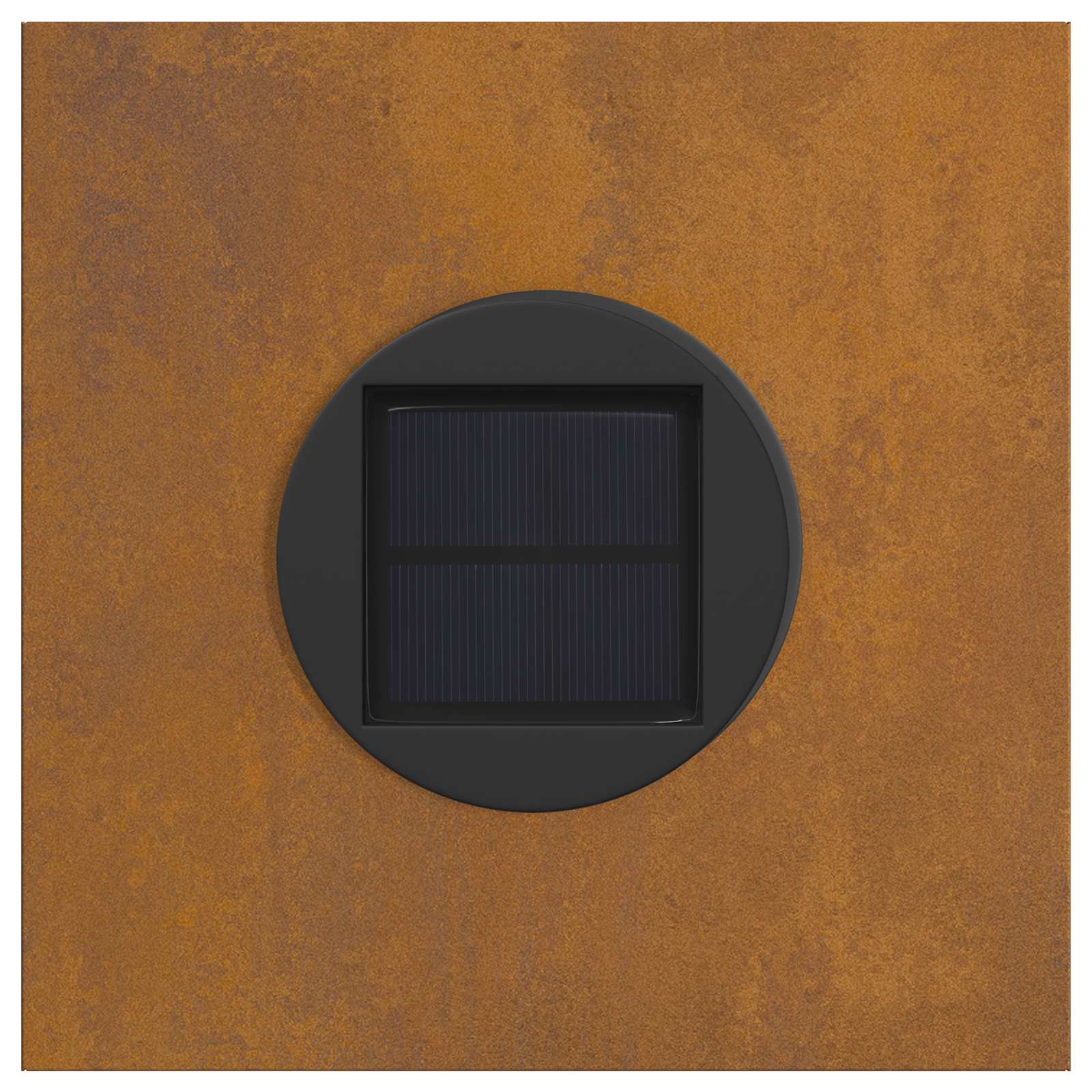 Lumină LED Solară pentru Alei 2 pcs Oțel Corten Oțel Corten GartenMobel Dekor