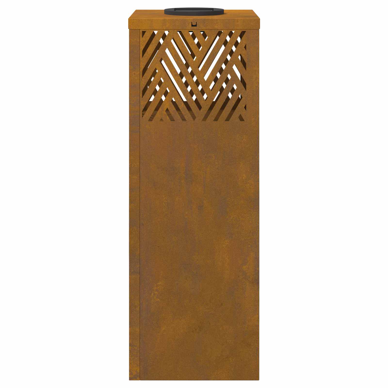 Lumină LED Solară pentru Alei 2 pcs Oțel Corten Oțel Corten GartenMobel Dekor