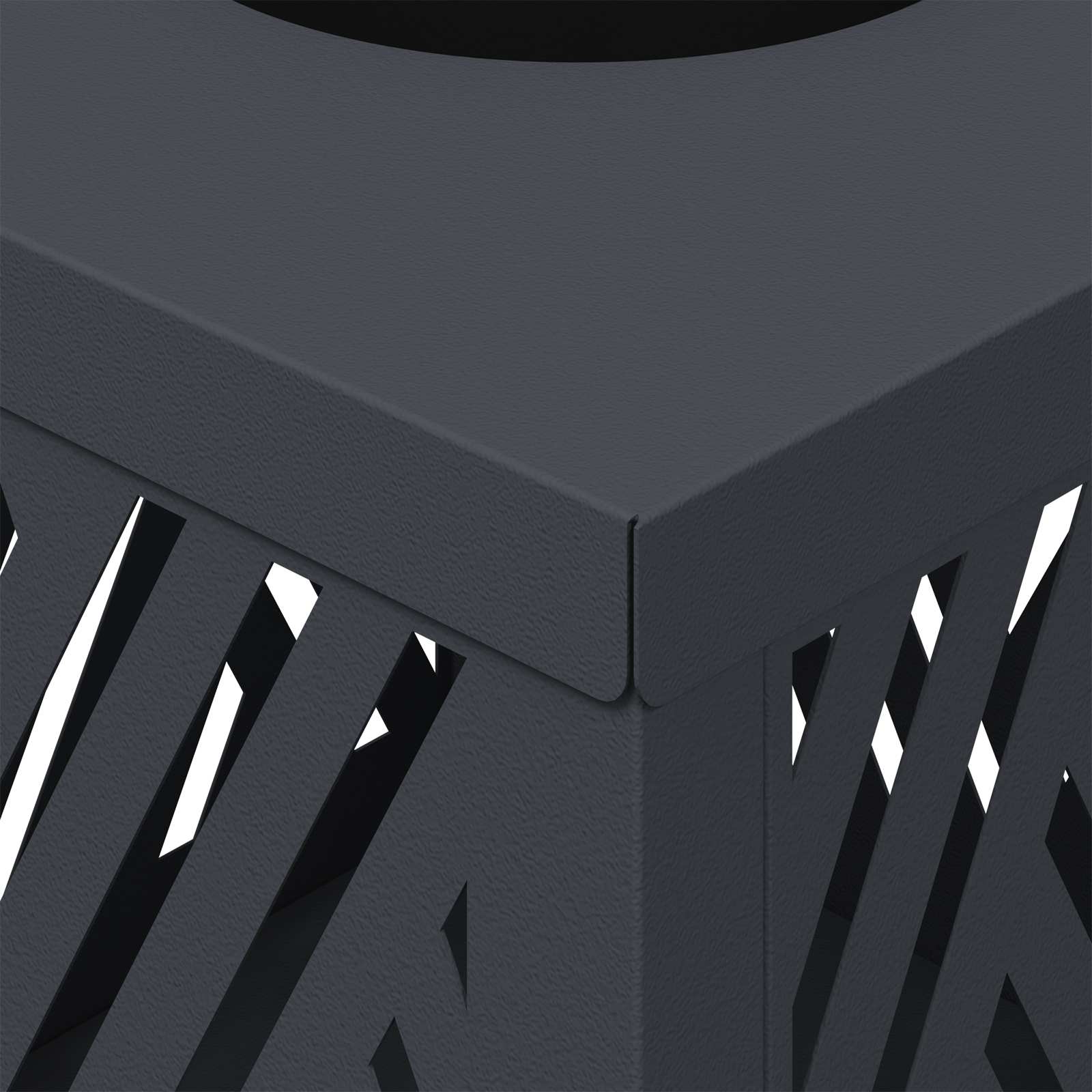 Lumină LED Solară pentru Alei Herringbone 2 pcs Antracit GartenMobel Dekor