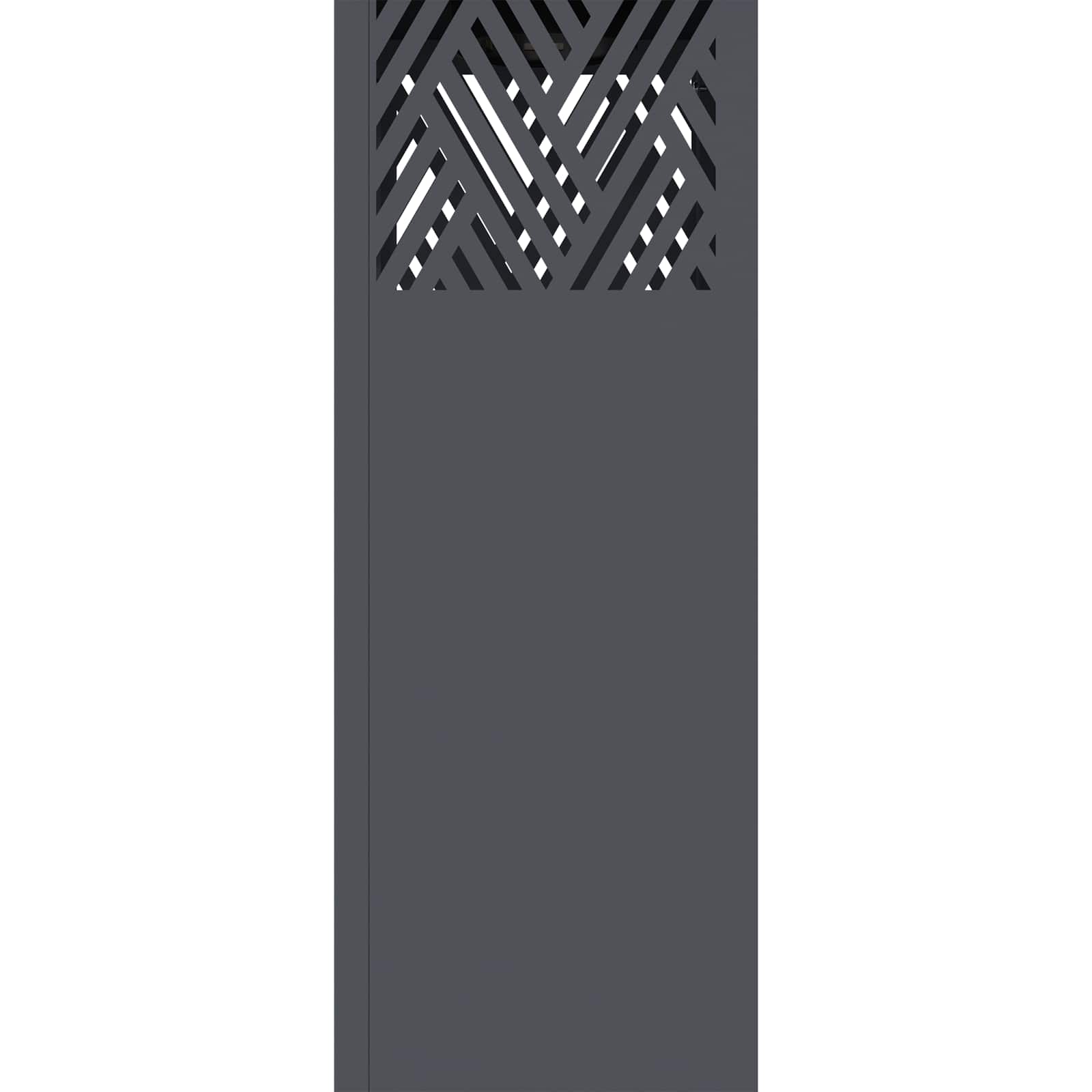 Lumină LED Solară pentru Alei Herringbone 2 pcs Antracit GartenMobel Dekor