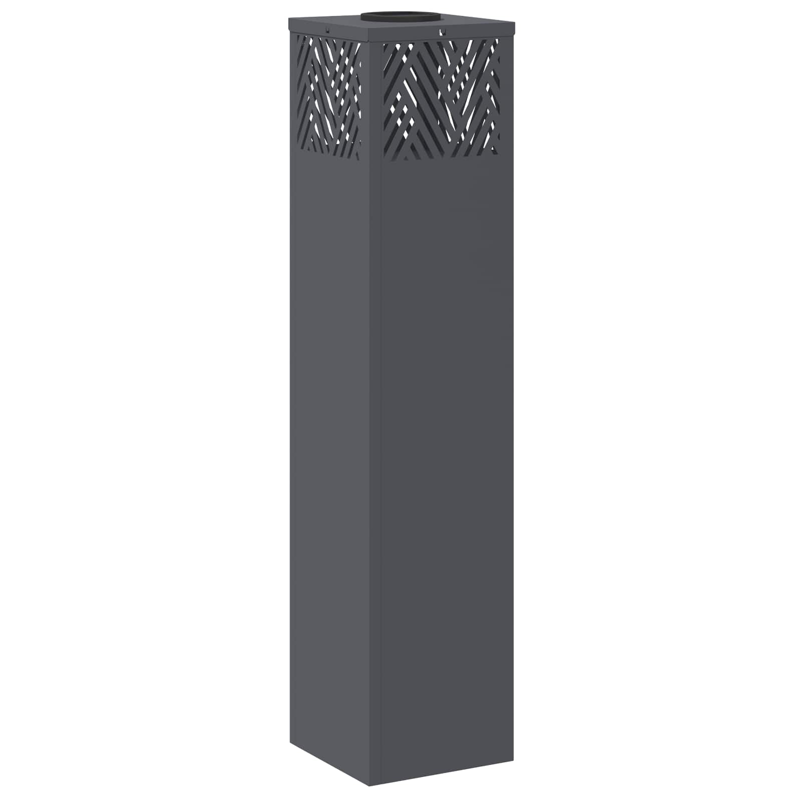 Lumină LED Solară pentru Alei Herringbone 2 pcs Antracit GartenMobel Dekor