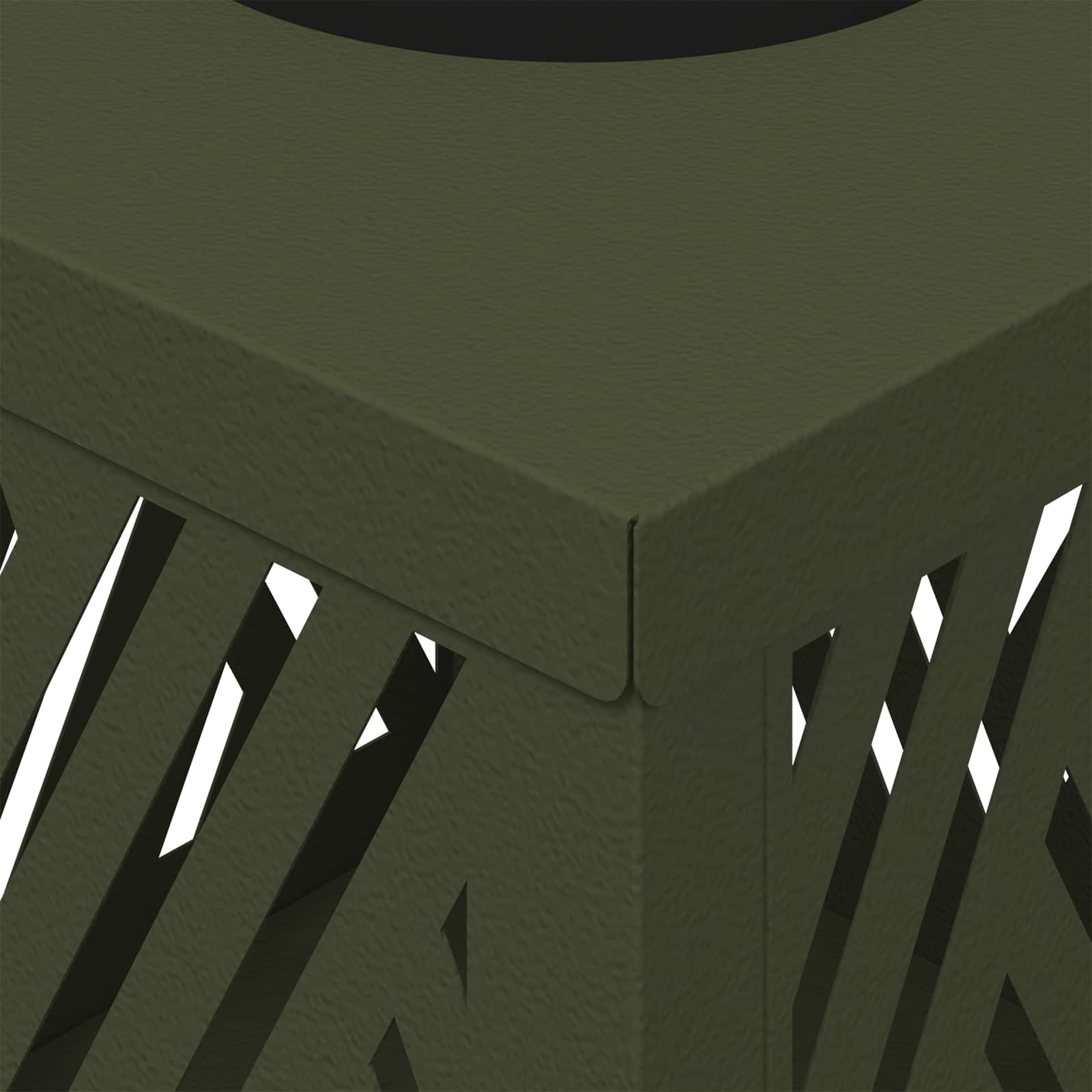 Lumină LED Solară pentru Alei Herringbone 2 pcs Verde măsliniu GartenMobel Dekor